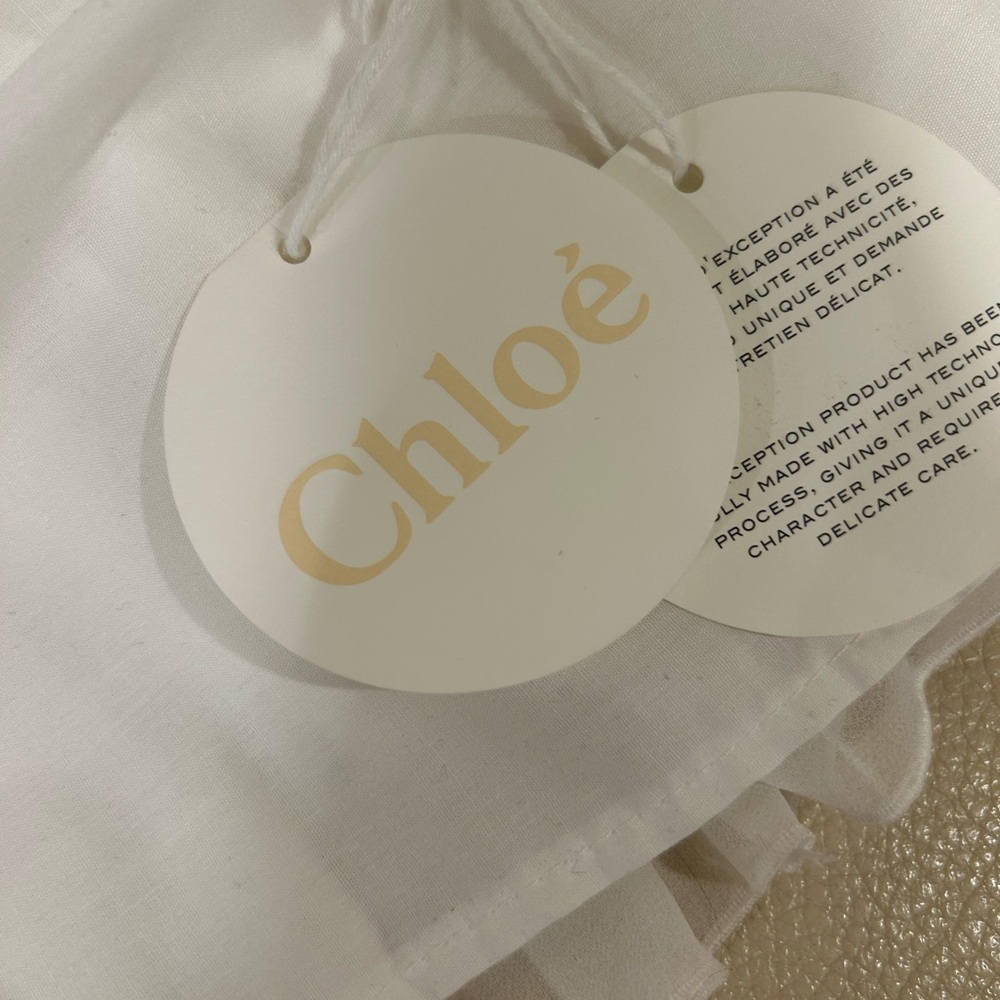 CHLOE girls chiffon pleated dress size 10 - Picture 3 of 7